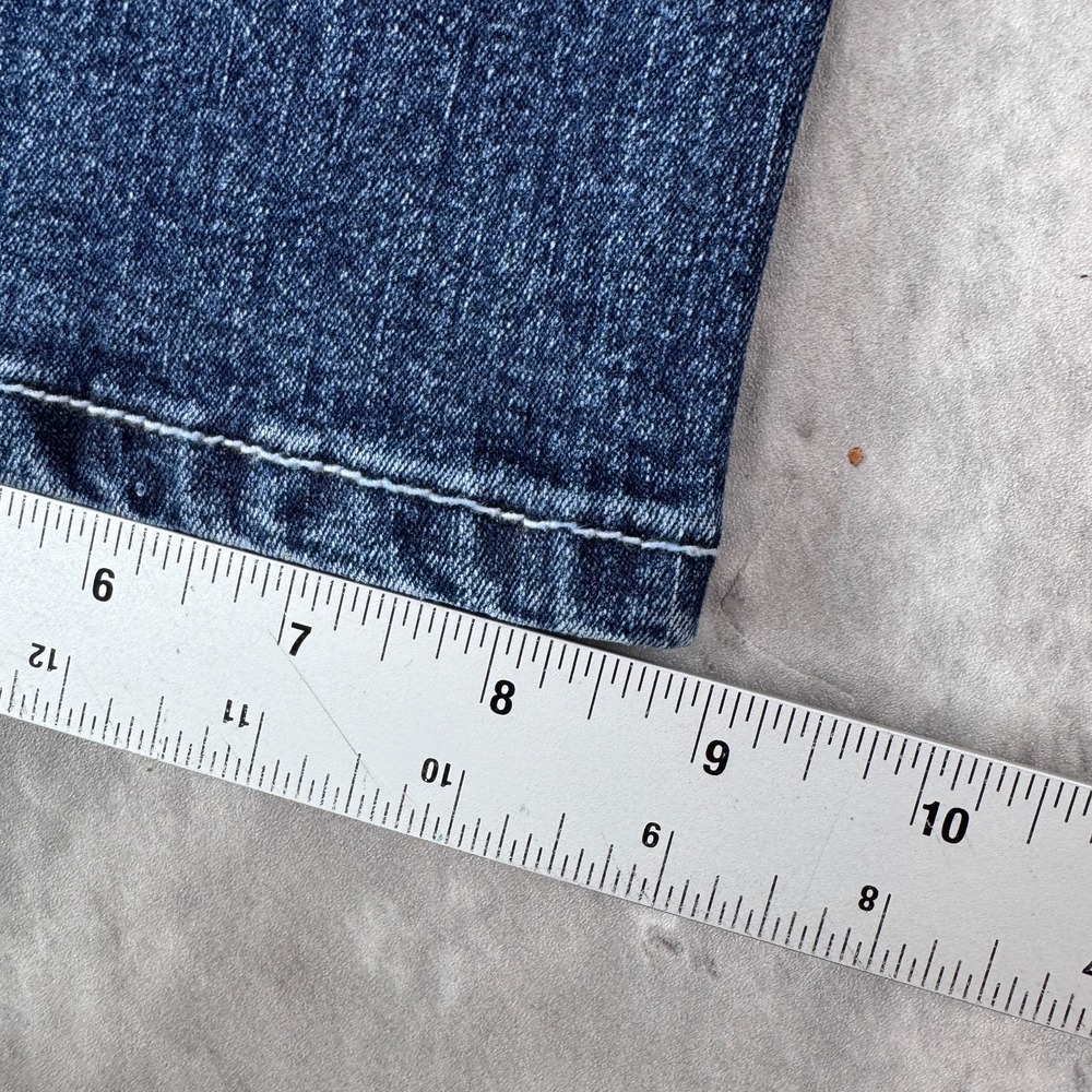 Vintage Paco Jeans Womens 5 Blue Embroidered Flare Bootcut Ribbon Y2K NWT‎ - Picture 6 of 8